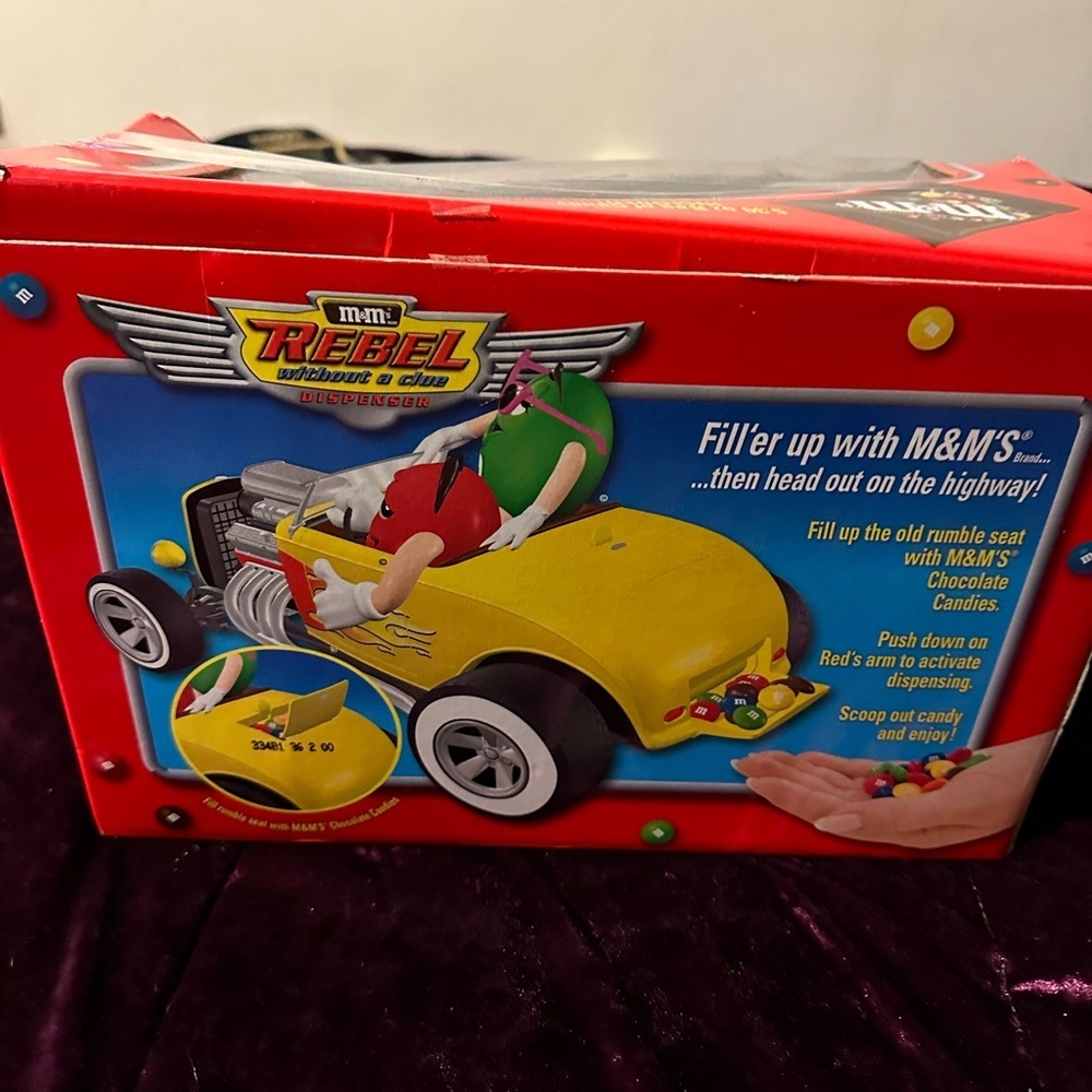 M&M Trebel Without A Clue Dispenser Red And Green Take  Sweet Ride